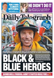 Daily Telegraph (Australia) Newspaper Front Page for 24 October 2013