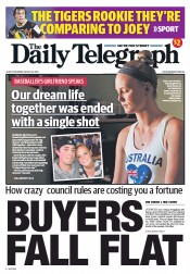 Daily Telegraph (Australia) Newspaper Front Page for 24 August 2013
