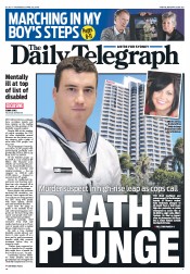 Daily Telegraph (Australia) Newspaper Front Page for 25 April 2013