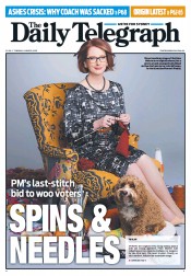 Daily Telegraph (Australia) Newspaper Front Page for 25 June 2013