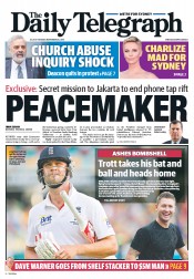 Daily Telegraph (Australia) Newspaper Front Page for 26 November 2013