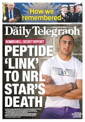 Daily Telegraph (Australia) Newspaper Front Page for 26 April 2013