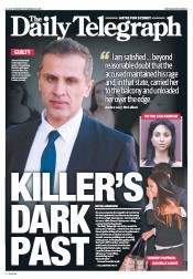 Daily Telegraph (Australia) Newspaper Front Page for 28 November 2013