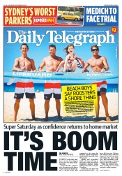 Daily Telegraph (Australia) Newspaper Front Page for 28 September 2013