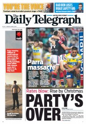 Daily Telegraph (Australia) Newspaper Front Page for 2 April 2013