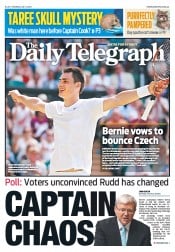 Daily Telegraph (Australia) Newspaper Front Page for 2 July 2013