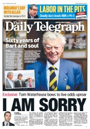 Daily Telegraph (Australia) Newspaper Front Page for 31 May 2013