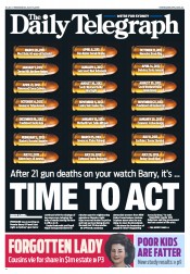 Daily Telegraph (Australia) Newspaper Front Page for 31 July 2013