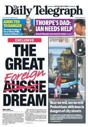 Daily Telegraph (Australia) Newspaper Front Page for 4 February 2014