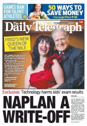 Daily Telegraph (Australia) Newspaper Front Page for 4 May 2013
