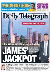 Daily Telegraph (Australia) Newspaper Front Page for 5 July 2013