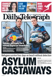 Daily Telegraph (Australia) Newspaper Front Page for 6 December 2013