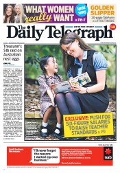 Daily Telegraph (Australia) Newspaper Front Page for 6 April 2013