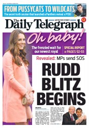 Daily Telegraph (Australia) Newspaper Front Page for 8 June 2013