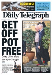 Daily Telegraph (Australia) Newspaper Front Page for 8 July 2013