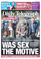 Daily Telegraph (Australia) Newspaper Front Page for 9 October 2013