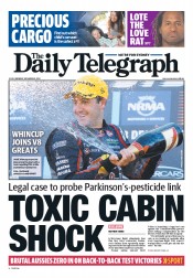 Daily Telegraph (Australia) Newspaper Front Page for 9 December 2013
