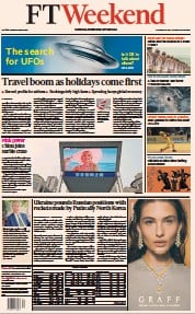  () Newspaper Front Page for 29 July 2023
