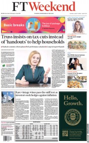  () Newspaper Front Page for 6 August 2022