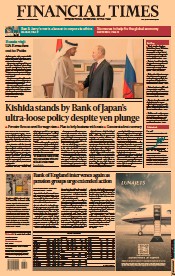 Financial Times (UK) Newspaper Front Page for 12 October 2022