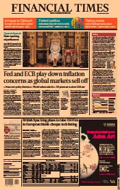Financial Times (UK) Newspaper Front Page for 12 May 2021