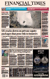 Financial Times (UK) Newspaper Front Page for 17 January 2023