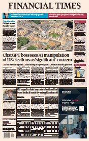 Financial Times (UK) Newspaper Front Page for 17 May 2023