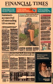 Financial Times (UK) Newspaper Front Page for 19 May 2021