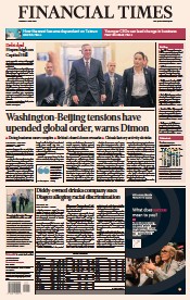Financial Times (UK) Newspaper Front Page for 1 June 2023