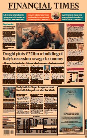Financial Times (UK) Newspaper Front Page for 22 April 2021