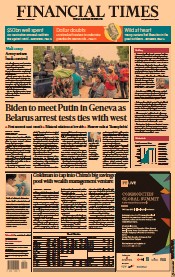 Financial Times (UK) Newspaper Front Page for 26 May 2021