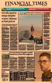 Financial Times (UK) Newspaper Front Page for 27 October 2022