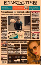 Financial Times (UK) Newspaper Front Page for 28 April 2021