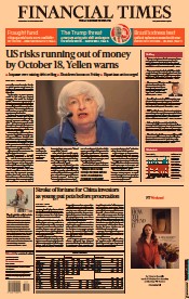 Financial Times (UK) Newspaper Front Page for 29 September 2021