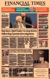 Financial Times (UK) Newspaper Front Page for 2 November 2021