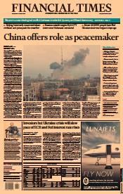 Financial Times (UK) Newspaper Front Page for 2 March 2022