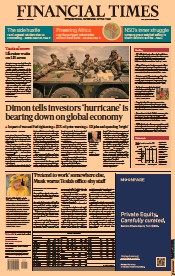 Financial Times (UK) Newspaper Front Page for 2 June 2022