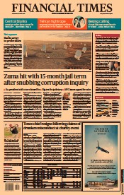 Financial Times (UK) Newspaper Front Page for 30 June 2021