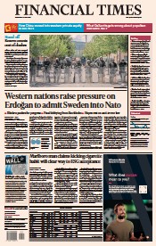 Financial Times (UK) Newspaper Front Page for 31 May 2023