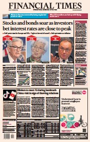 Financial Times (UK) Newspaper Front Page for 3 February 2023