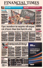 Financial Times (UK) Newspaper Front Page for 3 April 2023