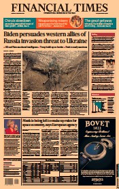 Financial Times (UK) Newspaper Front Page for 6 December 2021