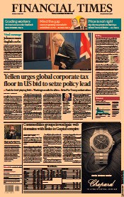 Financial Times (UK) Newspaper Front Page for 6 April 2021