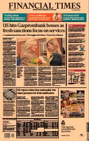 Financial Times (UK) Newspaper Front Page for 9 May 2022