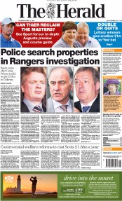  () Newspaper Front Page for 11 April 2013