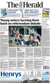  () Newspaper Front Page for 19 March 2014
