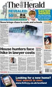  () Newspaper Front Page for 23 March 2013