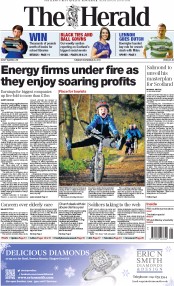  () Newspaper Front Page for 26 November 2013
