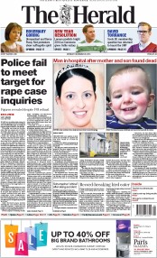  () Newspaper Front Page for 30 December 2013