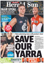 Herald Sun (Australia) Newspaper Front Page for 14 September 2013